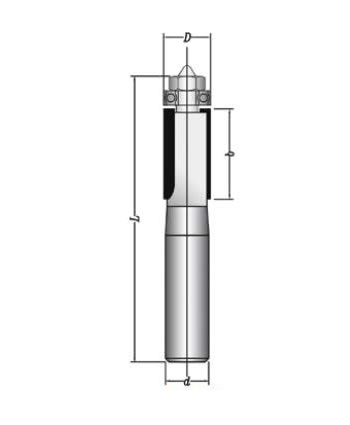 MBEF430-04 Sert Metal Plaketli El Freze Profil Bıçakları