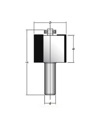 MBEF430-06 Sert Metal Plaketli El Freze Profil Bıçakları