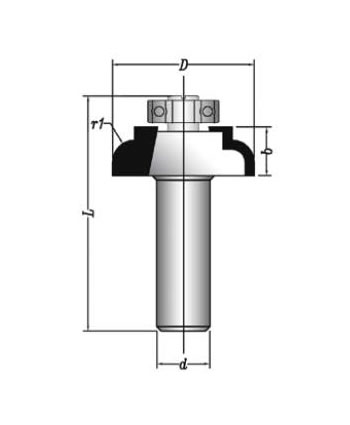 MBEF430-13 Sert Metal Plaketli El Freze Profil Bıçakları