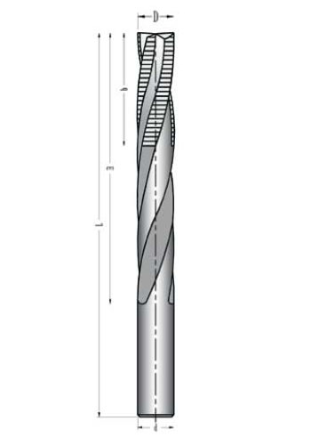 MBMK-447 Spiral Kaba Talaş Kesim Bıçağı (Kapı Kilit Yeri Açma)
