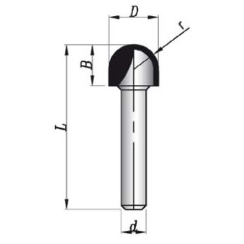 MBSM0103 Sert Metal Plaketli Profil Freze Bıçakları