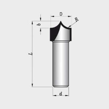 MBSM0104 Sert Metal Plaketli Profil Freze Bıçakları