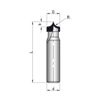 MBSM0105 Sert Metal Plaketli Profil Freze Bıçakları