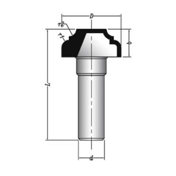 MBSM0140 Sert Metal Plaketli Profil Freze Bıçakları