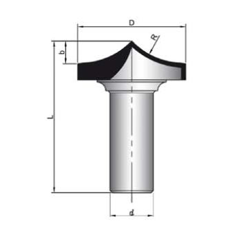 MBSM0166 Sert Metal Plaketli Profil Freze Bıçakları