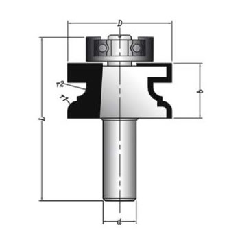 MBSM0190 Sert Metal Plaketli Lambalı Freze Bıçağı