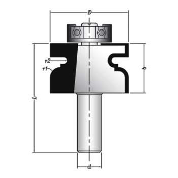 MBSM0200 Sert Metal Plaketli Profil Freze Bıçakları