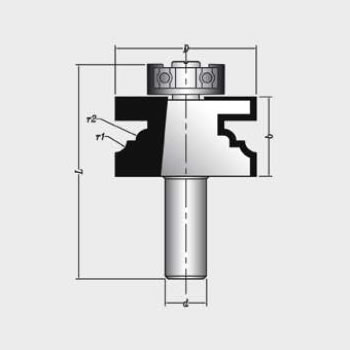 MBSM0210 Sert Metal Plaketli Lambalı Freze Bıçağı