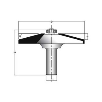 MBSM0220 Sert Metal Plaketli Tabla Freze Bıçağı