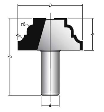 MBSM0425 Sert Metal Plaketli Profil Freze Bıçağı