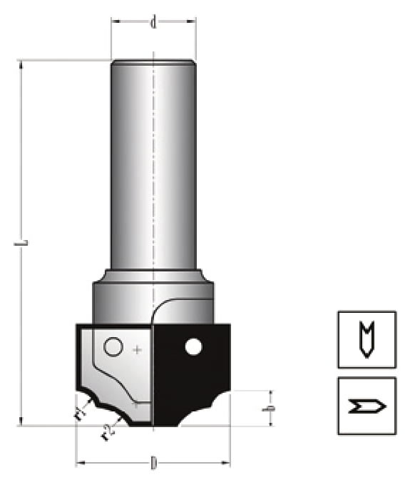 MBJ-015-01 Değiştirilebilir Jiletli Profil Bıçaklar