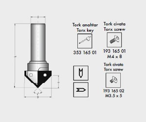 MBJ-016 Değiştirilebilir Jiletli Profil Bıçaklar