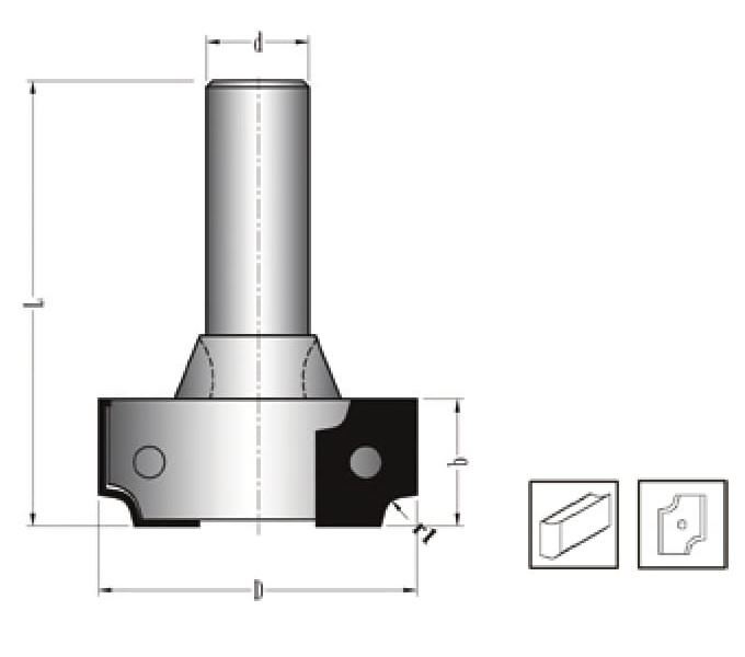 MBJ-030-01 Değiştirilebilir Jiletli Profil Bıçaklar