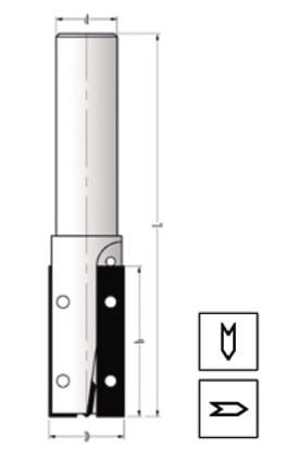 MBJ-065-02 Değiştirilebilir Jiletli Parmak Freze