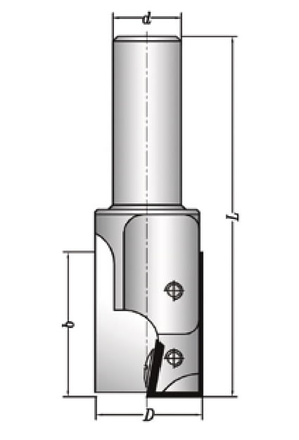 MBJ-755-04 Değiştirilebilir Jiletli Parmak Frezeler